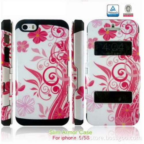 Design SGP Slim Armor PC+TPU Shell for Apple's iPhone 5G